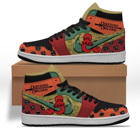 Dungeons & Dragons AJ1 High Sneakers Shoes For Men And Women