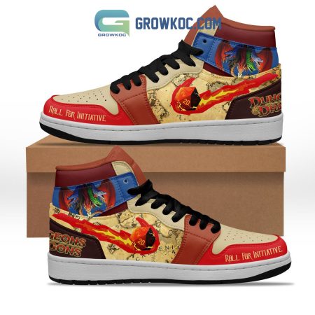 Dungeons & Dragons Fan Love AJ1 High Sneakers Shoes For Men And Women