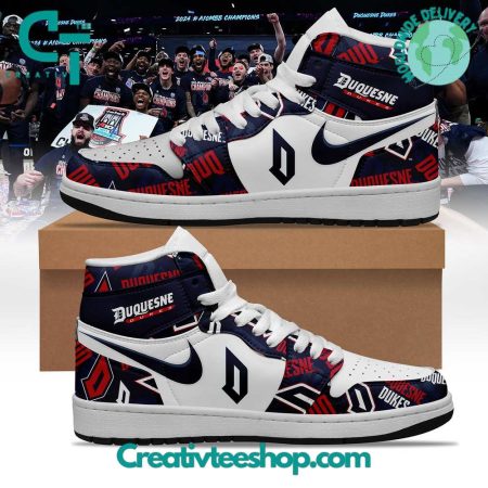 Duquesne Dukes AJ1 High Sneakers Shoes For Men And Women