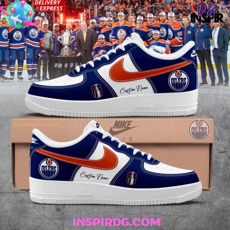 Edmonton Oilers Air Low-Top Sneakers Shoes For Men And Women