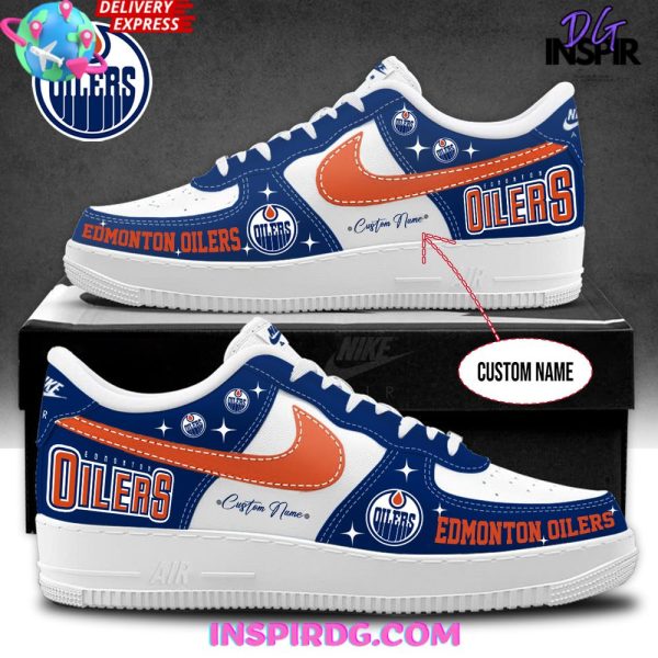 Edmonton Oilers Air Low-Top Sneakers Shoes For Men And Women