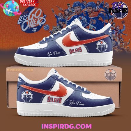 Edmonton Oilers Air Low-Top Sneakers Shoes For Men And Women