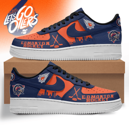 Edmonton Oilers Air Low-Top Sneakers Shoes For Men And Women