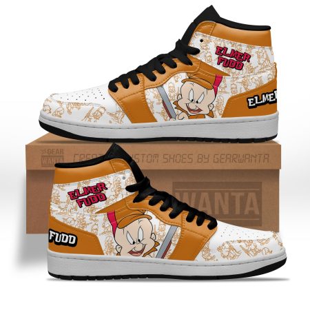 Elmer Fudd AJ1 High Sneakers Shoes For Men And Women