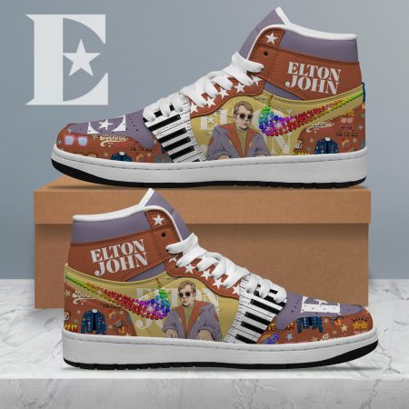 Elton John AJ1 High Sneakers Shoes For Men And Women