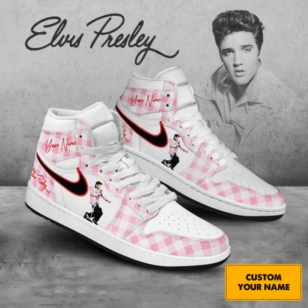 Elvis Presley AJ1 High Sneakers Shoes For Men And Women