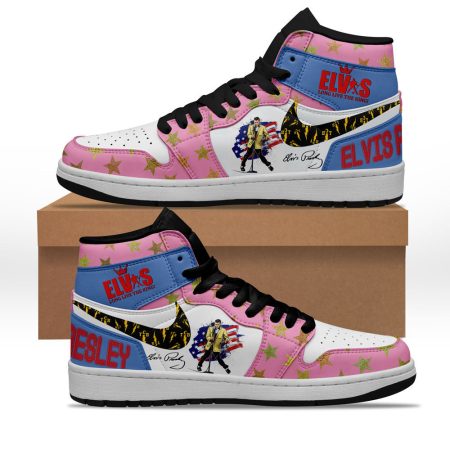 Elvis Presley AJ1 High Sneakers Shoes For Men And Women
