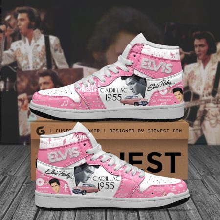 Elvis Presley AJ1 High Sneakers Shoes For Men And Women
