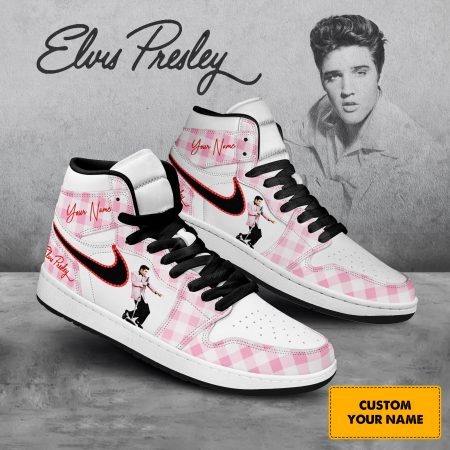Elvis Presley AJ1 High Sneakers Shoes For Men And Women