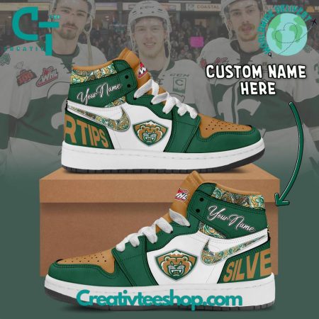Everett Silvertips  AJ1 High Sneakers Shoes For Men And Women