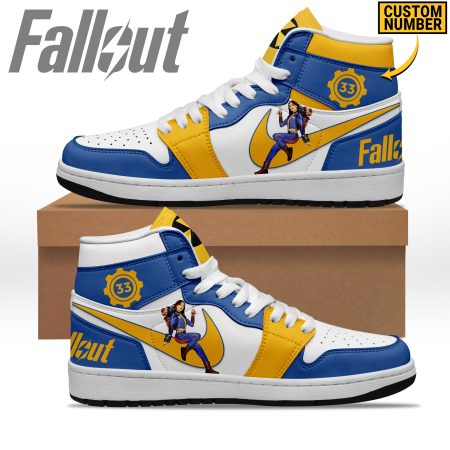 Fallout AJ1 High Sneakers Shoes For Men And Women