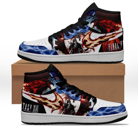 Final Fantasy AJ1 High Sneakers Shoes For Men And Women