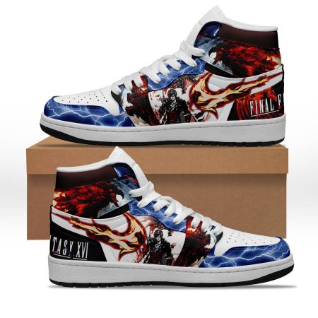 Final Fantasy XVI AJ1 High Sneakers Shoes For Men And Women