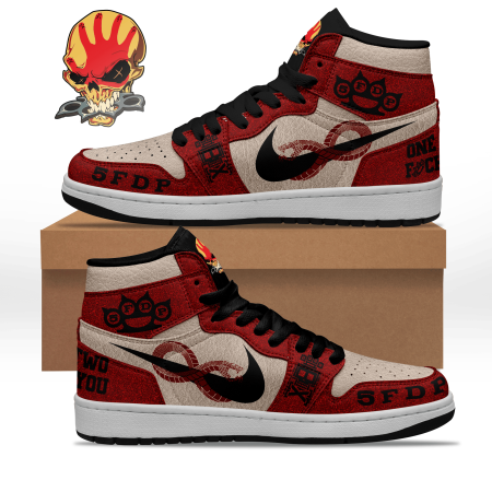 Five Finger Death Punch AJ1 High Sneakers Shoes For Men And Women