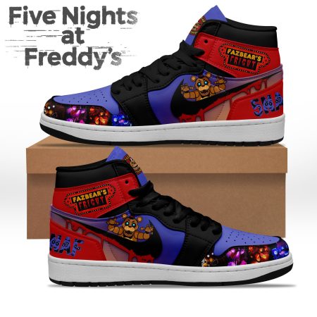 Five Night At Freddy’s AJ1 High Sneakers Shoes For Men And Women