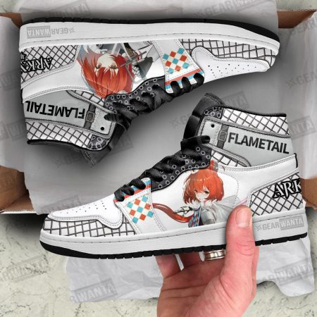 Flametail Arknights AJ1 High Sneakers Shoes For Men And Women
