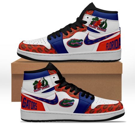Florida Gators AJ1 High Sneakers Shoes For Men And Women