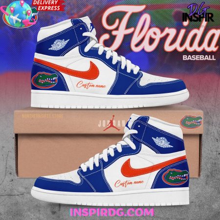 Florida Gators AJ1 High Sneakers Shoes For Men And Women