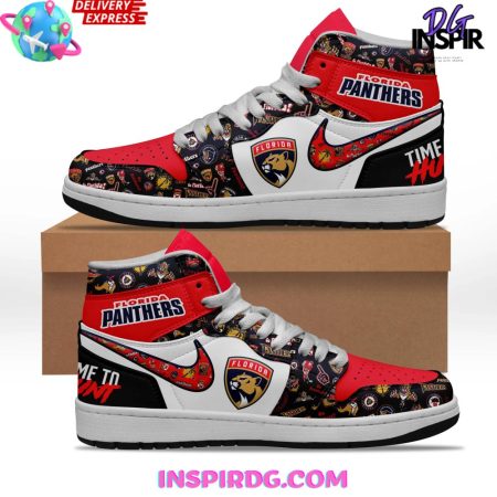 Florida Panthers AJ1 High Sneakers Shoes For Men And Women