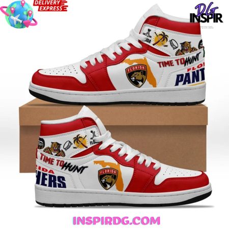 Florida Panthers AJ1 High Sneakers Shoes For Men And Women