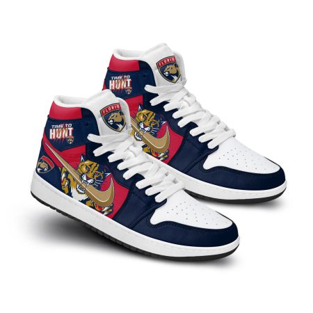 Florida Panthers AJ1 High Sneakers Shoes For Men And Women