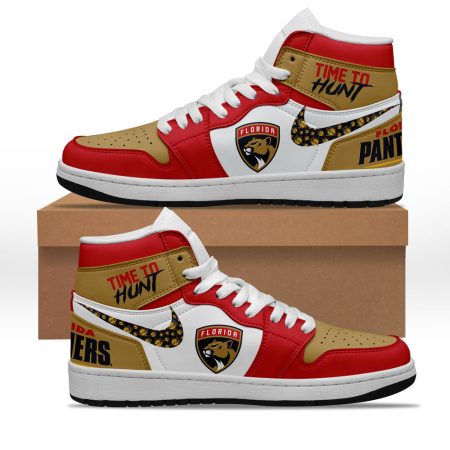 Florida Panthers AJ1 High Sneakers Shoes For Men And Women