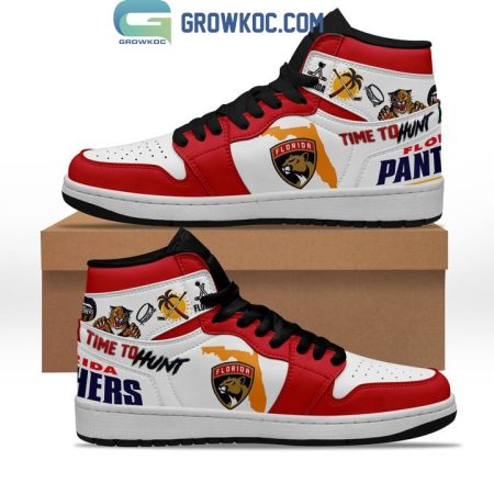 Florida Panthers AJ1 High Sneakers Shoes For Men And Women