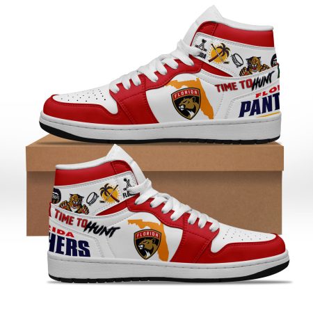 Florida Panthers AJ1 High Sneakers Shoes For Men And Women