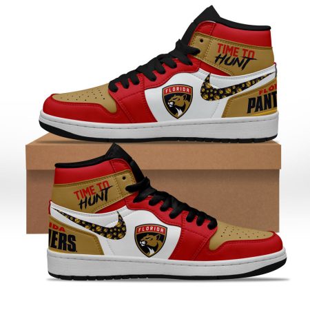 Florida Panthers AJ1 High Sneakers Shoes For Men And Women