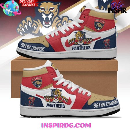 Florida Panthers AJ1 High Sneakers Shoes For Men And Women