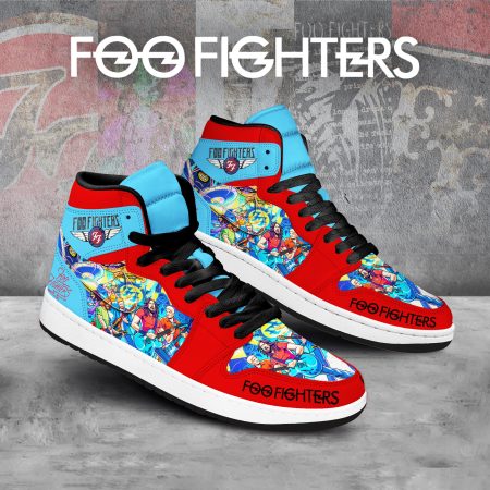 Foo Fighters AJ1 High Sneakers Shoes For Men And Women