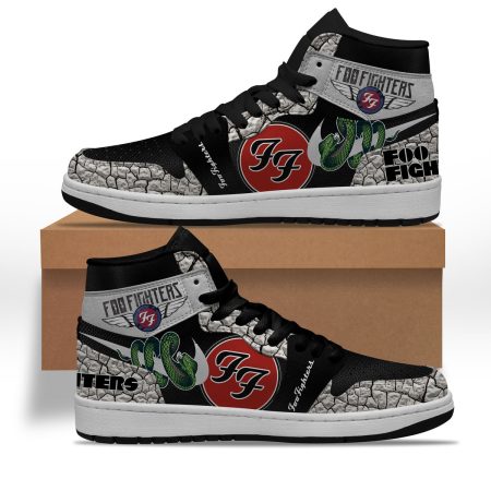 Foo Fighters AJ1 High Sneakers Shoes For Men And Women