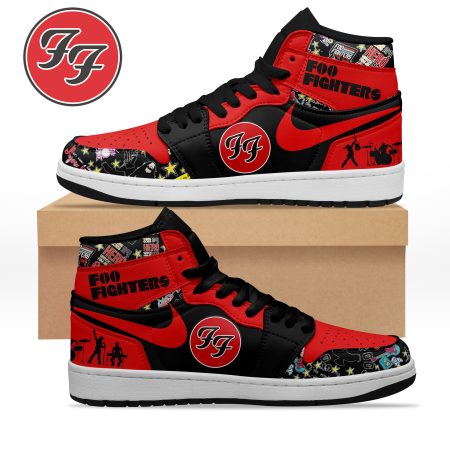 Foo Fighters AJ1 High Sneakers Shoes For Men And Women