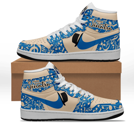 Frank Sinatra AJ1 High Sneakers Shoes For Men And Women