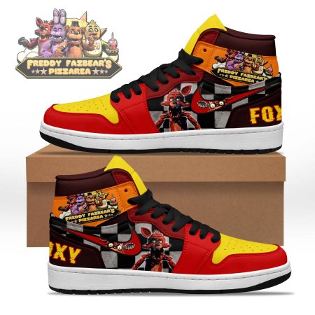 Freddy Fazbear’s Pizza AJ1 High Sneakers Shoes For Men And Women