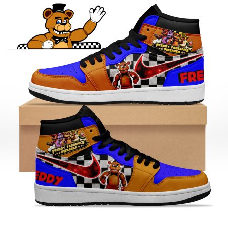 Freddy Fazbear’s Pizza AJ1 High Sneakers Shoes For Men And Women