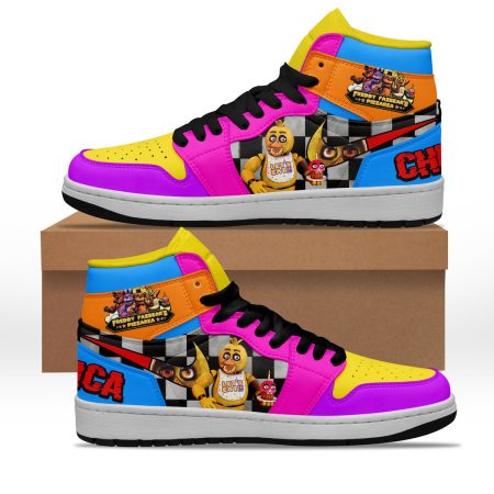 Freddy Fazbear’s Pizza AJ1 High Sneakers Shoes For Men And Women