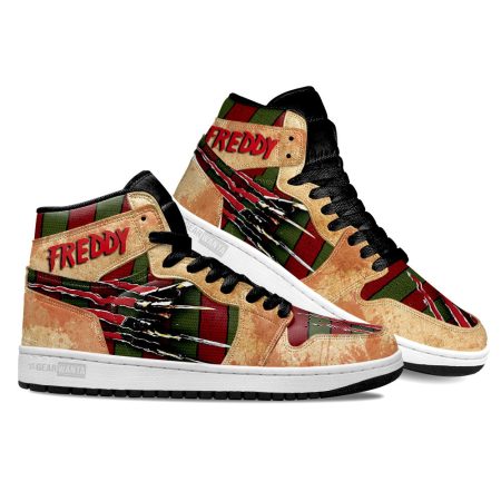 Freddy Krueger AJ1 High Sneakers Shoes For Men And Women