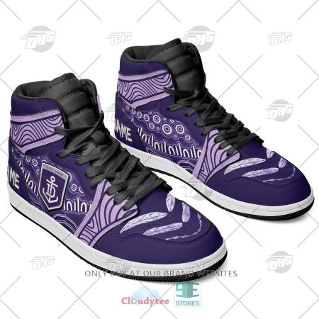 Fremantle Dockers AFL AJ1 High Sneakers Shoes For Men And Women