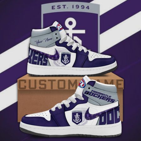 Fremantle Dockers AJ1 High Sneakers Shoes For Men And Women