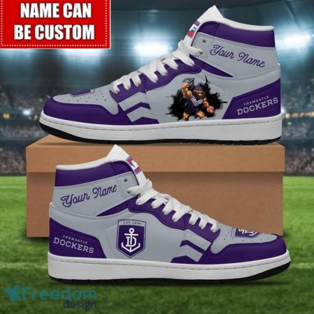 Fremantle Dockers AJ1 High Sneakers Shoes For Men And Women