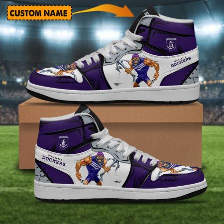 Fremantle Dockers AJ1 High Sneakers Shoes For Men And Women