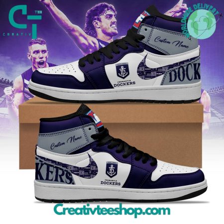Fremantle Dockers AJ1 High Sneakers Shoes For Men And Women