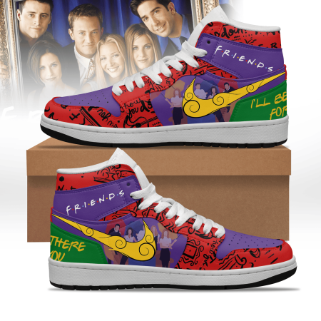 Friends AJ1 High Sneakers Shoes For Men And Women