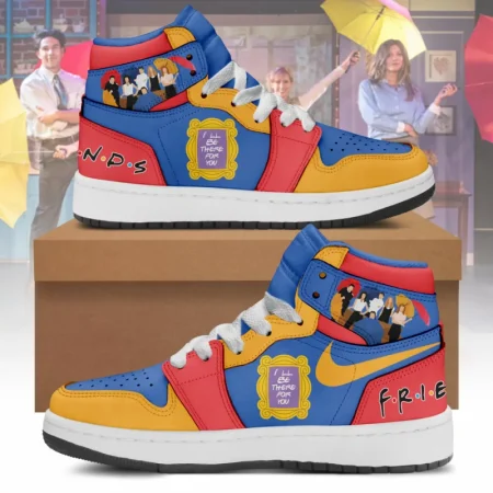 Friends AJ1 High Sneakers Shoes For Men And Women