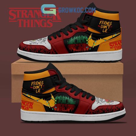 Friends AJ1 High Sneakers Shoes For Men And Women