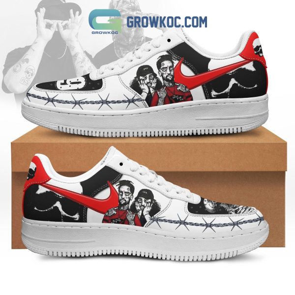 G59 Praying Bones Hunter Fan Air Low-Top Sneakers Shoes For Men And Women