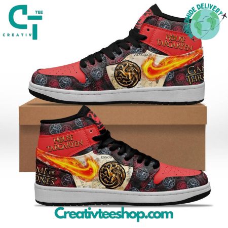Game Of Thrones  AJ1 High Sneakers Shoes For Men And Women
