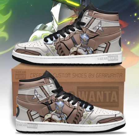 Genji Overwatch AJ1 High Sneakers Shoes For Men And Women