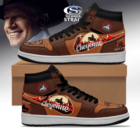 George Strait AJ1 High Sneakers Shoes For Men And Women